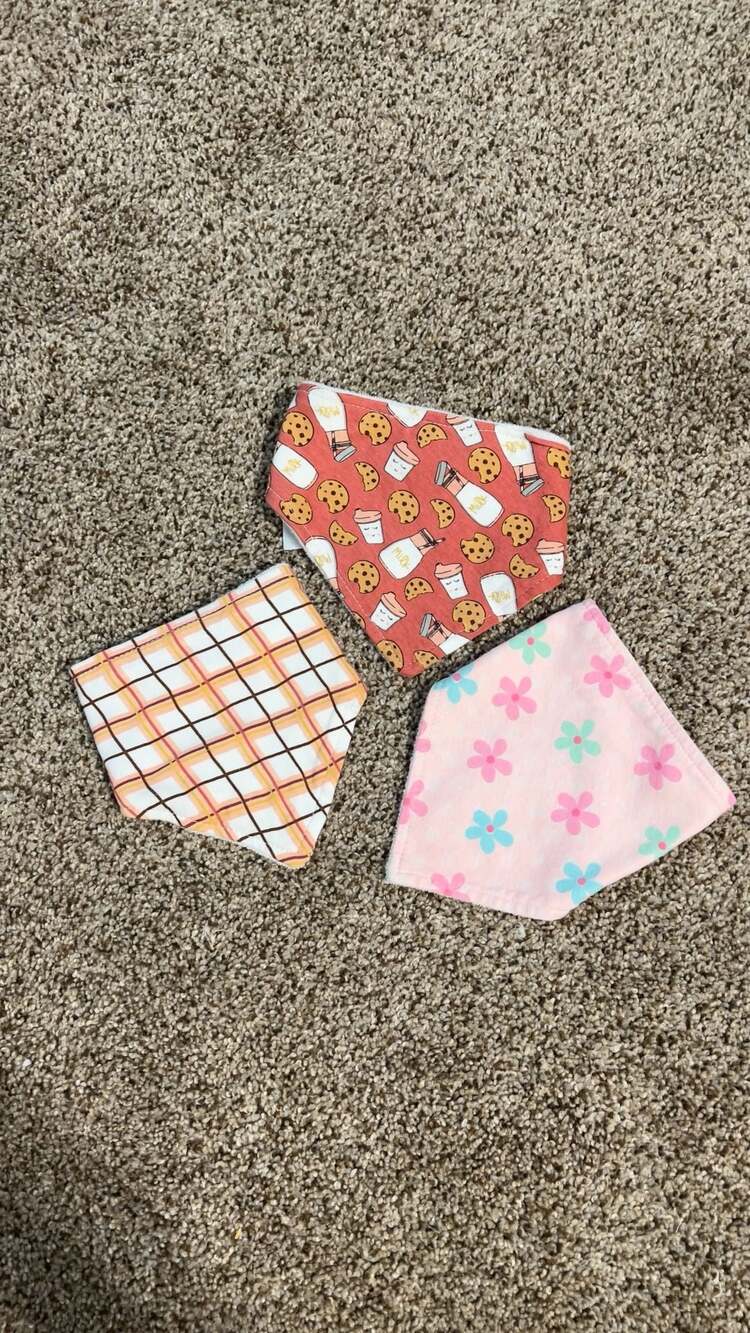 Baby Bandana Bib Set 3 Pack